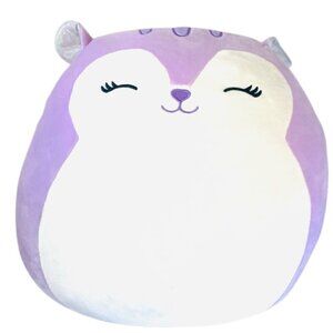19-20" LARGE Squishmallow  SYDNEE the Purple Squirrel Plush Toy